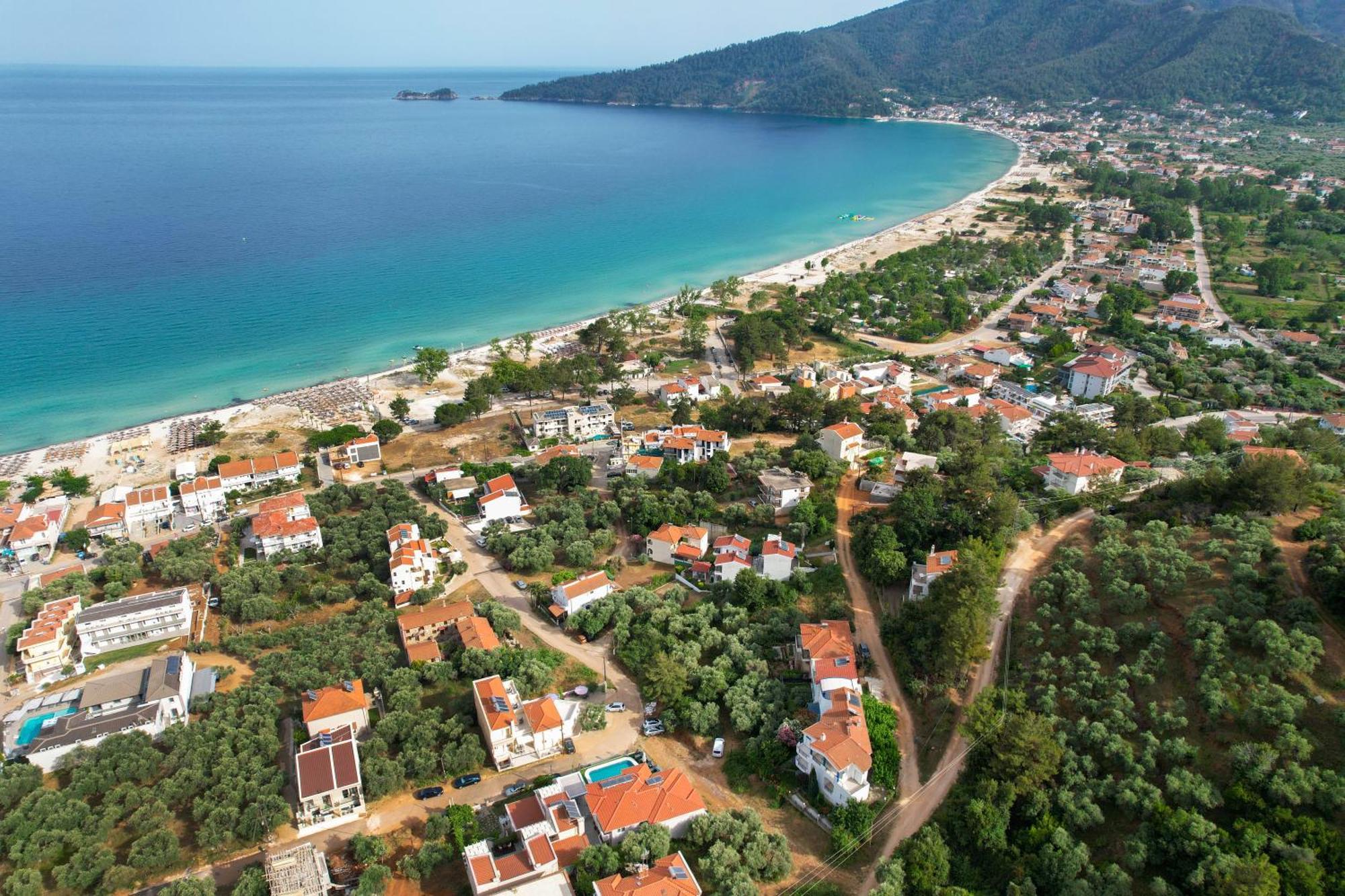Villa Finikas Thassos Golden Beach Hriszí Amudiá Kültér fotó