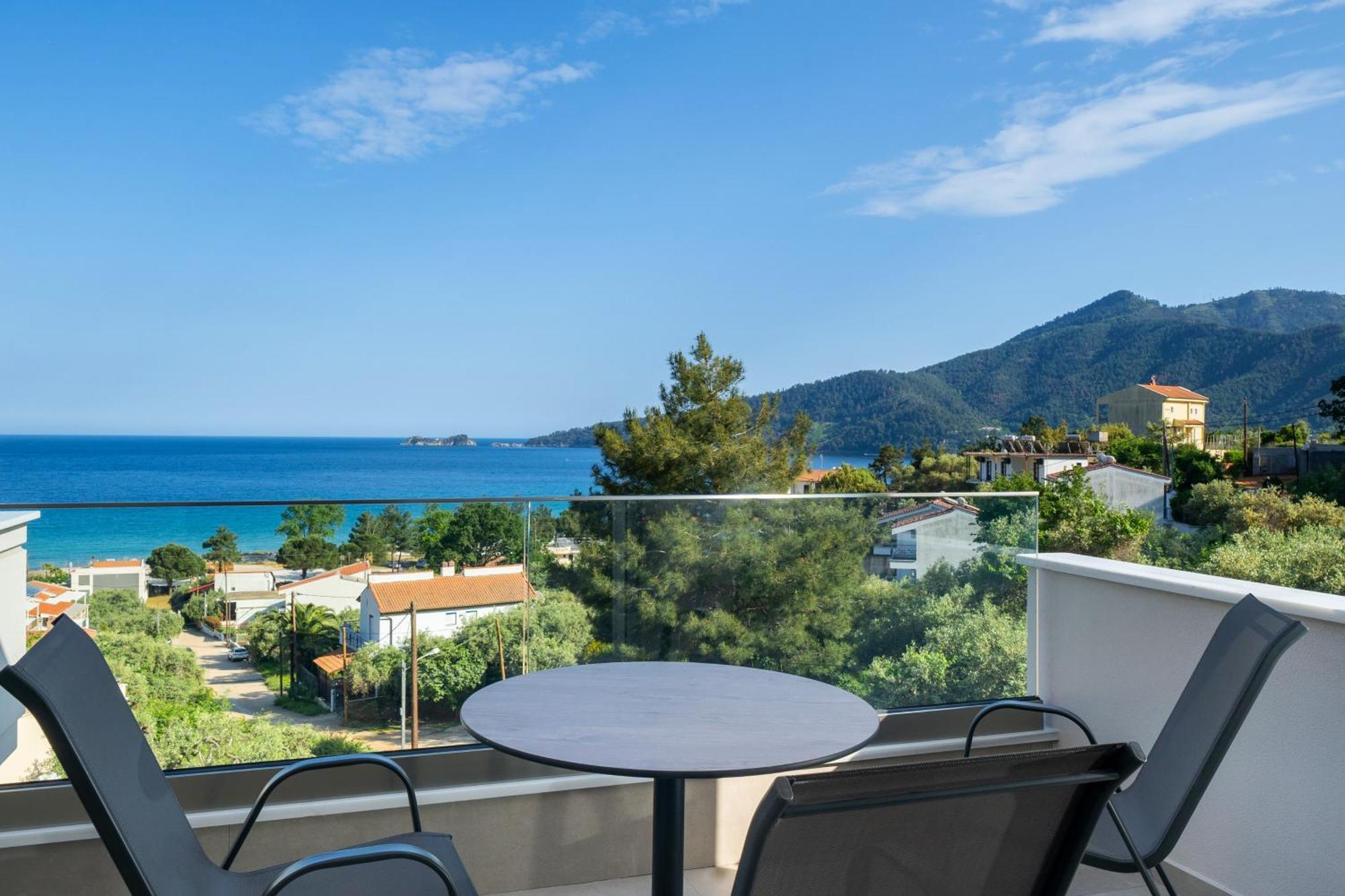 Villa Finikas Thassos Golden Beach Hriszí Amudiá Kültér fotó
