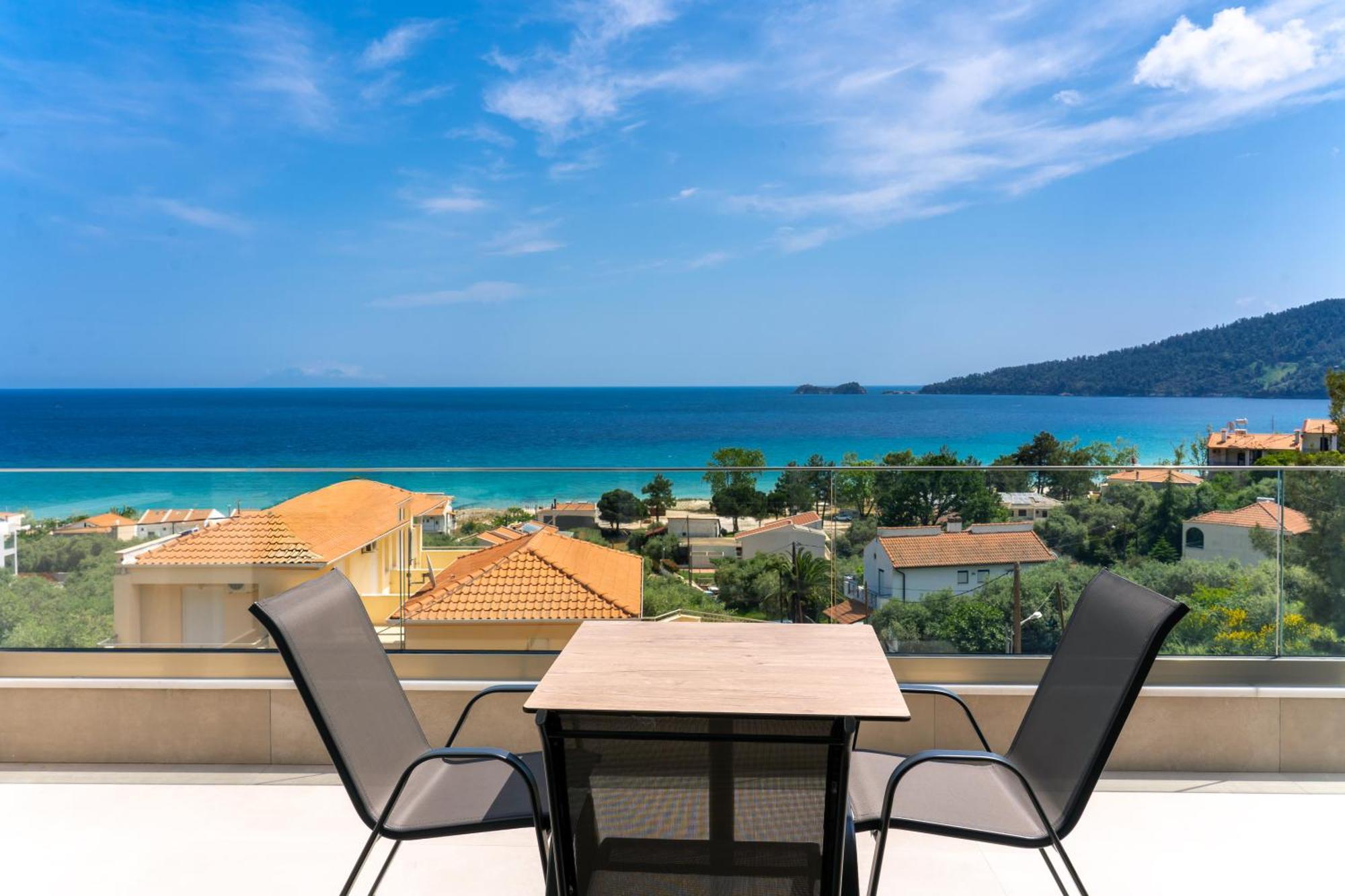 Villa Finikas Thassos Golden Beach Hriszí Amudiá Kültér fotó