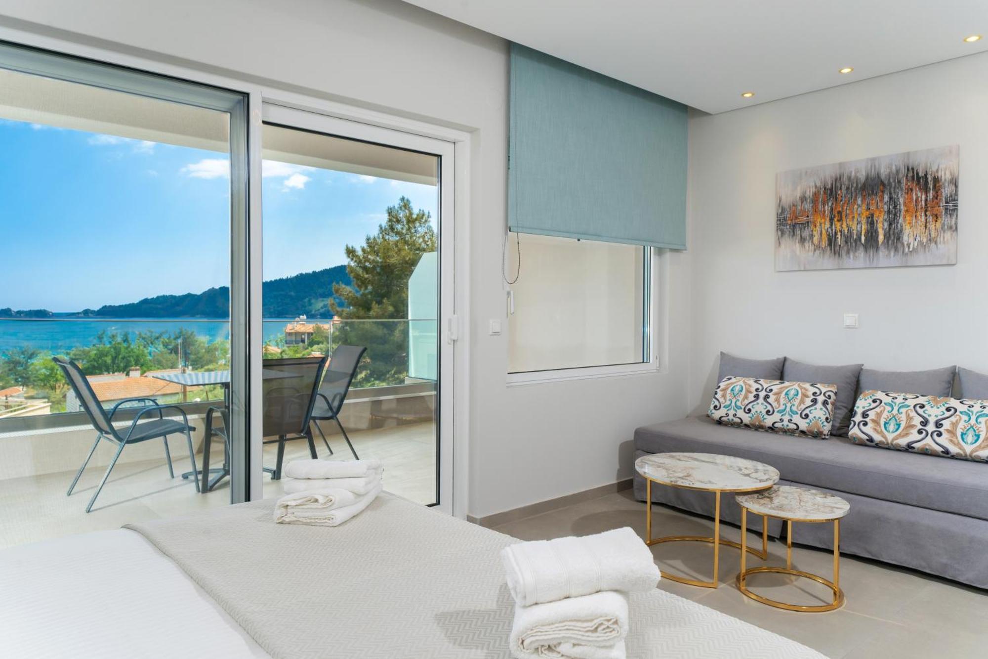 Villa Finikas Thassos Golden Beach Hriszí Amudiá Kültér fotó