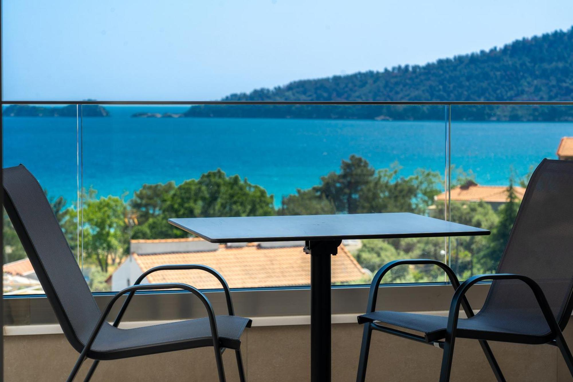 Villa Finikas Thassos Golden Beach Hriszí Amudiá Kültér fotó
